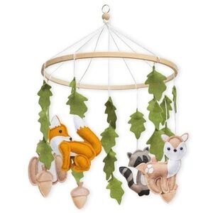 Woodland Animal Baby Mobile by First Landings NWT